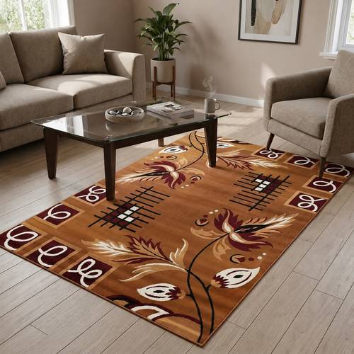 SHAHZADICARPET 3 ft X 5 ft Acrylic Carpet