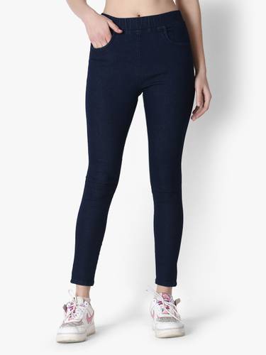 3BUTTERFLIES Dark Blue Jegging