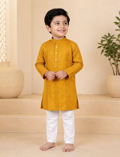 Boys Festive & Party, Formal, Wedding, Casual Kurta and Pyjama Set
