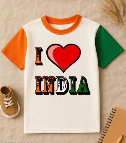 Baby Boys & Baby Girls Printed Pure Cotton Regular T Shirt