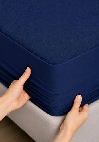 Modrang Double Size Elastic Strap Terry Cotton Waterproof Mattress Cover