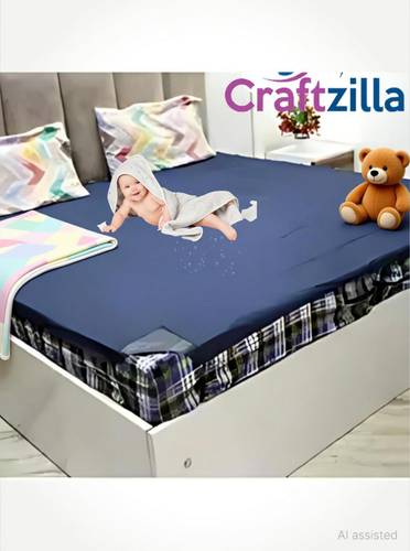 Craftzilla King Size Elastic Strap Polyster Waterproof Mattress Cover