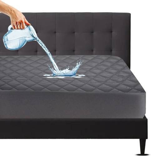 Mattress Protector Queen Size Fitted Polycotton Waterproof, Stretchable, Breathable Mattress Cover