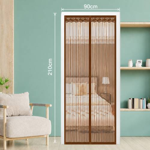 LeoMates magnetic mosquito net for door 210*90CM Polyester Washable Adults Mosquito Net