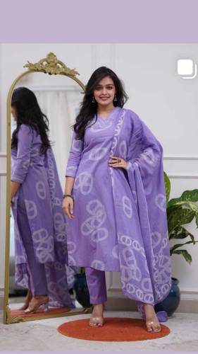 jewlrymuseumhub Printed Kurta, Trouser/Pant & Dupatta Set