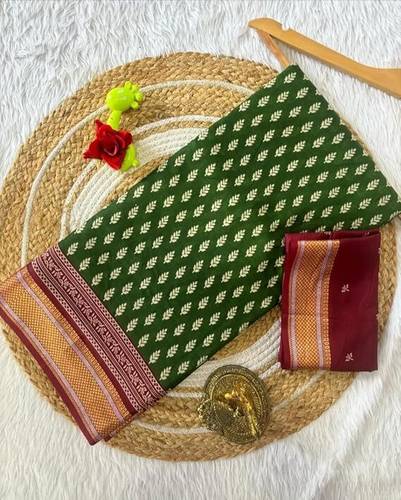 DIVA NX Printed Kanjivaram Pure Cotton Saree