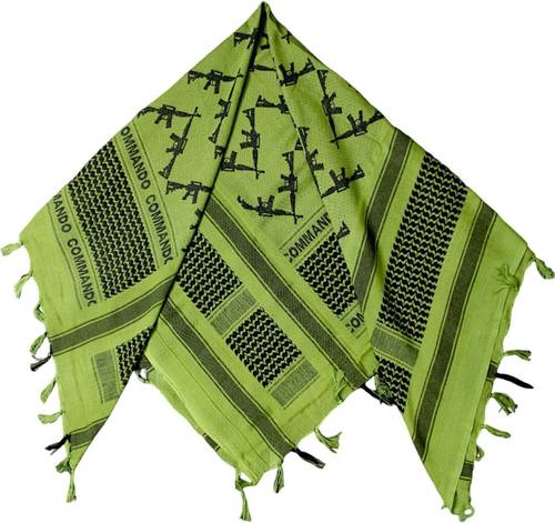 STOLESTUDIO Woven Pure Cotton Men & Women Green Scarf