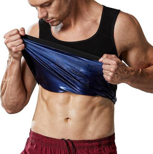 Sauna Sweat Shaper Vest Workout for Weight Loss Waist Body Men Shapewear
