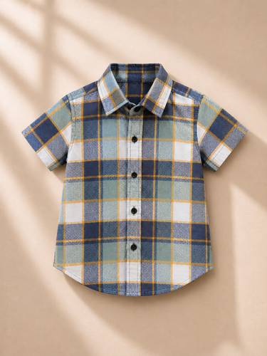 Flyway Boys Regular Fit Printed Spread Collar Casual Shirt