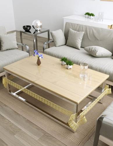 GarimaDecor PVC 2 Seater Solid Table Cover