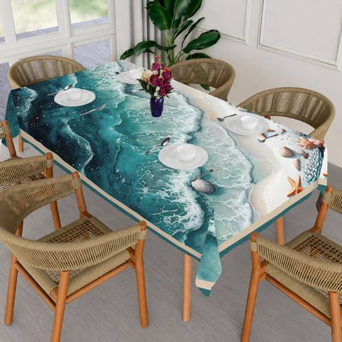 ankit feb Velvet 4 Seater Printed Table Cover