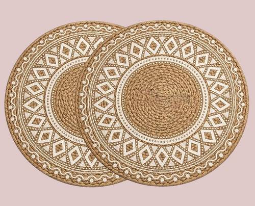 Artistic Den Round Pack of 2 Table Placemat
