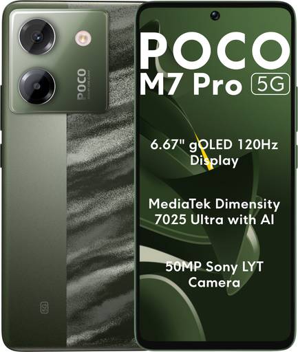POCO M7 Pro 5G (Olive Twilight, 128 GB) (6 GB RAM)
