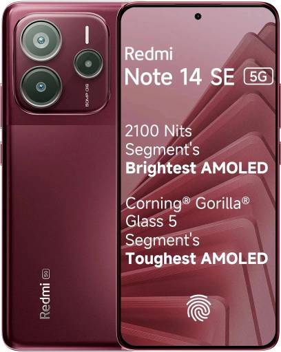 REDMI Note 14 SE 5G (Crimson Art, 128 GB) (6 GB RAM)