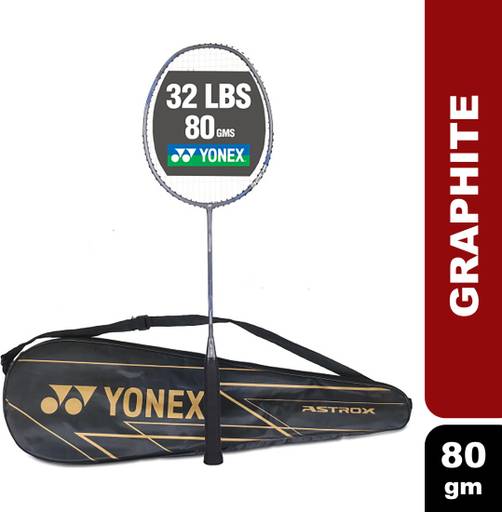 YONEX Astrox Attack 9 Grey Strung Badminton Racquet (Pack of: 1, 80 g)