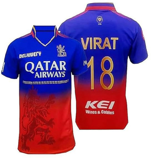 Ipl Virat 18 T Shirt 2025 USA Royal Challengers Bengaluru