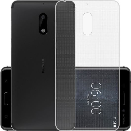 zaperhub Back Cover for Nokia 6 (Black, Silicon) - Image 8