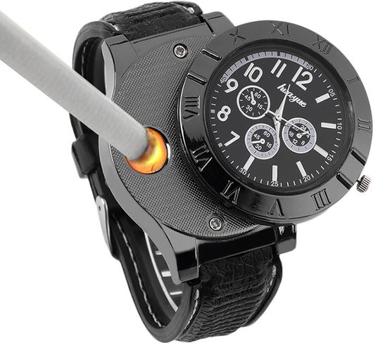 CHG METAL Premium Flameless Watch Lighter (Black) - Image 7
