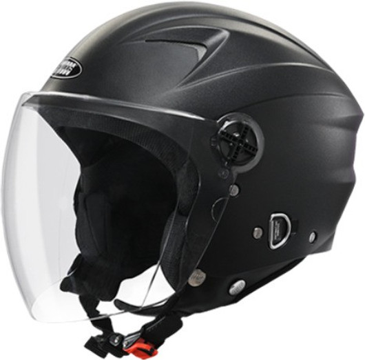 STUDDS RAY OPEN FACE HELMET Motorbike Helmet (Black)