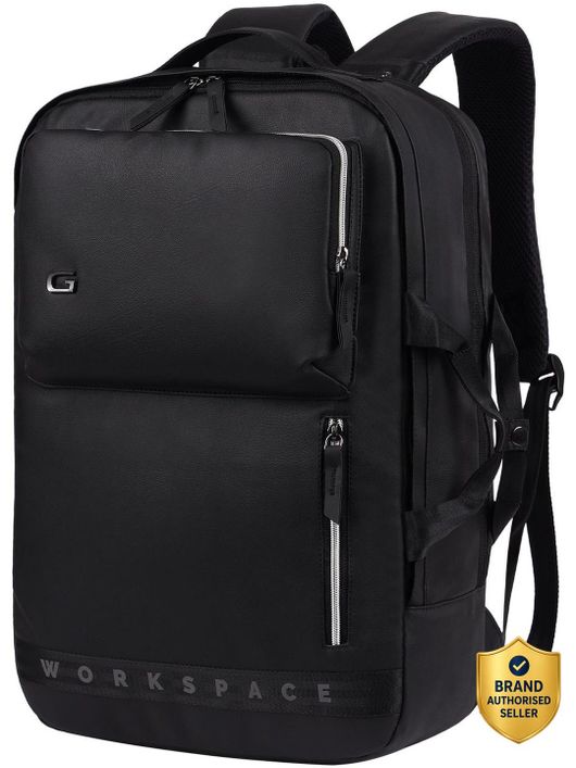 Gear Medium 23L Laptop Backpack Classic Anti-Theft Faux Leather - Image 8