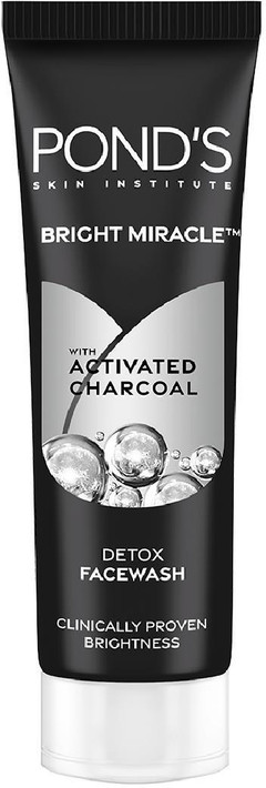 POND’s Bright Miracle Detox Facewash with 10X Power of Charcoal Face Wash(50 g)