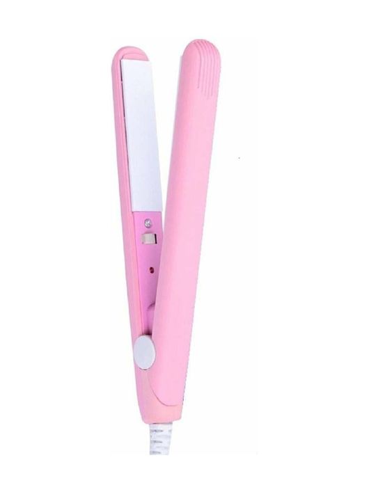 HSNAYIR Portable Mini Ceramic Plate Electronic Hair Straightener Hair Curler (Multicolor) - Image 5