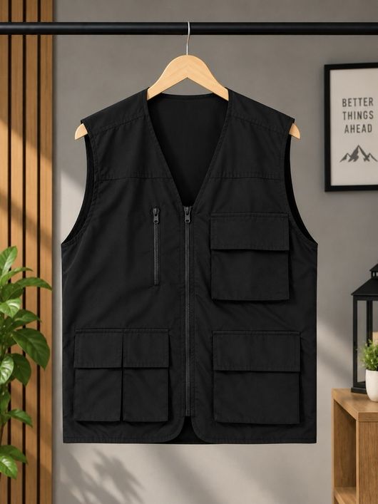 Eddicted Men Solid Casual Jacket - Image 8