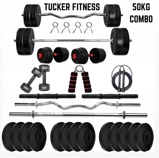 AKTIV FITNESS 30KG STRAIGHT ROD ACC SET COMBO SET Fitness Accessory Kit Kit - Image 7