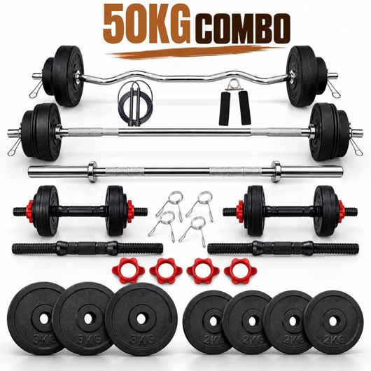 PKN FIT 20kg Combo Set Plate Fitness Accessory Kit - Image 6