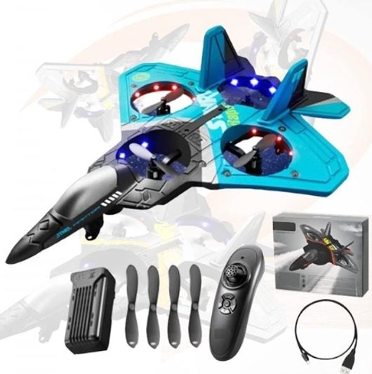 TECHEL Buy Best Remote Control Star Fighter Jet Plane with LED Lights JSW13 (Multicolor) - Image 8