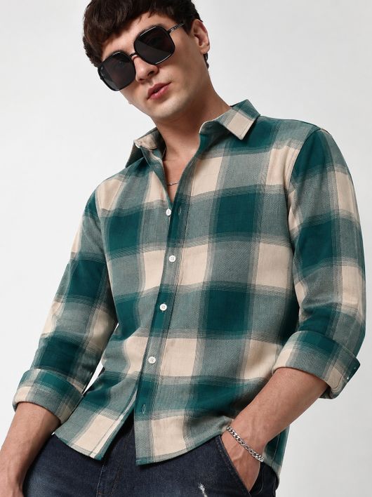 CAHOOT Men Oversized Checkered Casual Shirt - Image 7