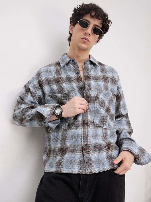 VASTRADO Men Regular Fit Self Design Casual Shirt - Image 7