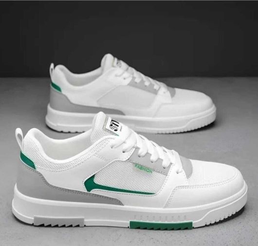 fenja green printed Sneakers For Men (Multicolor , 9) - Image 6