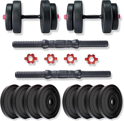 PKN FIT 20kg Combo Set Plate Fitness Accessory Kit - Image 8