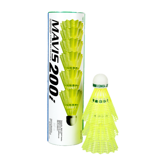 YONEX M350GY Nylon Shuttle - Yellow (Slow, 75, Pack of 6) - Image 8