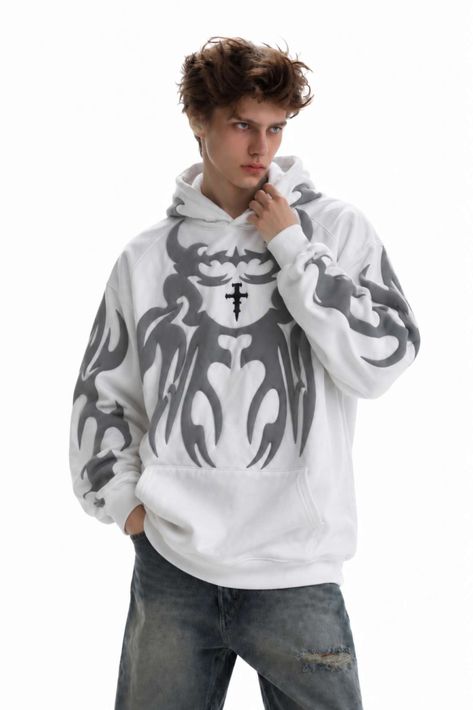 HoodieHavens Men & Women Full Sleeve Printed Hooded Sweatshirt - Image 8