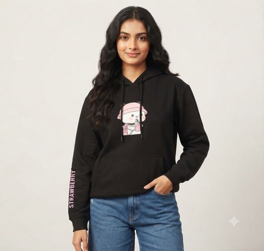 Comic Street Women Full Sleeve Hooded Sweatshirt - Image 8