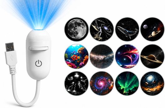 NITIMATTA ENTERPRISE USB Galaxy Star Projector Night Lamp, 12 cm, - Image 5