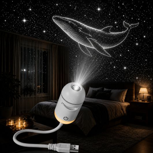 NITIMATTA ENTERPRISE USB Galaxy Star Projector Night Lamp, 12 cm, - Image 6