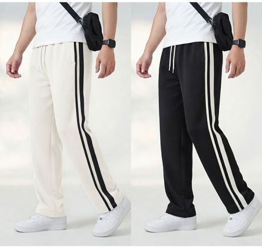 STITCHCOUNTER Pack of 2 Men Striped Multicolor Track Pants - Image 8