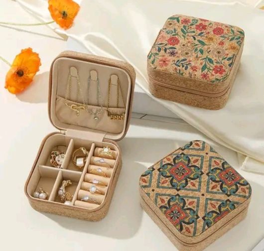 shraddhas fassion Earring Box Vanity Box (Black) - Image 8