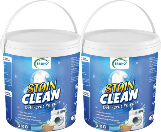 Brono Color Protection, Detergent Powder for Top & Front Load Detergent Powder (10 kg)