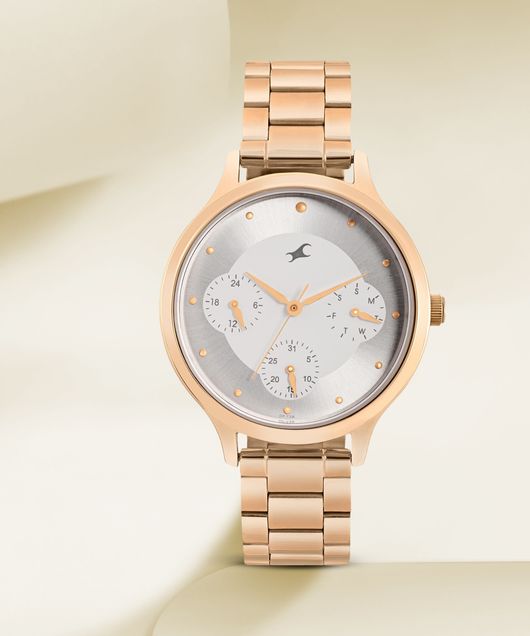 Fastrack FK Exclusive Analog Watch For Girls 6285WM04 Alpha White Dial Analog Watch  – For Women