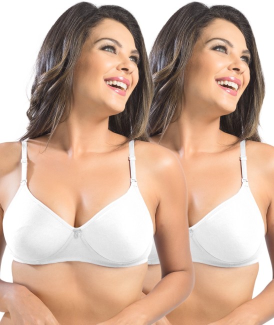 Buy Sonari Unique Double Layered Non Wired Full Coverage Super Support Bra  (Pack of 2) - Assorted at Rs.980 online