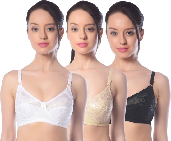 Buy Lady Lyka Pack Of 2 Solid Non Wired Lightly Padded T Shirt Bras - Bra  for Women 2166092