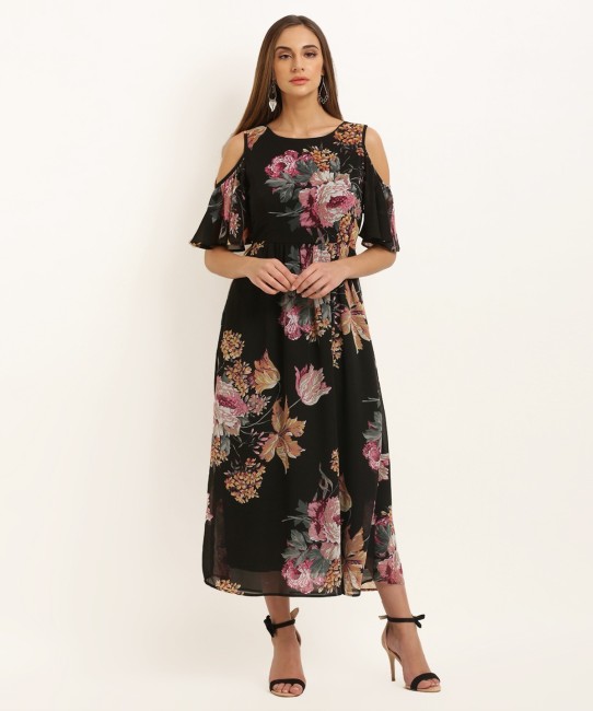 Off shoulder dress on sale flipkart