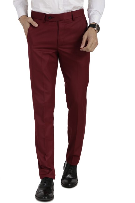 AD  AV Regular Fit Men Maroon Trousers  Buy AD  AV Regular Fit Men  Maroon Trousers Online at Best Prices in India  Flipkartcom