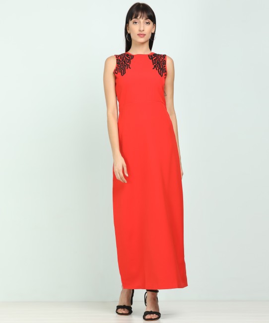 Red One Piece Dress - Buy Red One Piece Party Wear Dresses Online For Women  at Best Prices in India