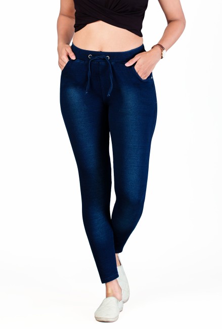 Buy Black Triple Buttoned Skin Fit Women Jeggings Online in India -Beyoung