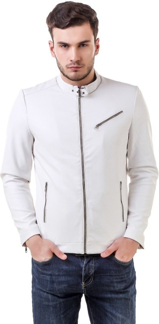 White Leather Jackets - Buy White Leather Jackets online at Best